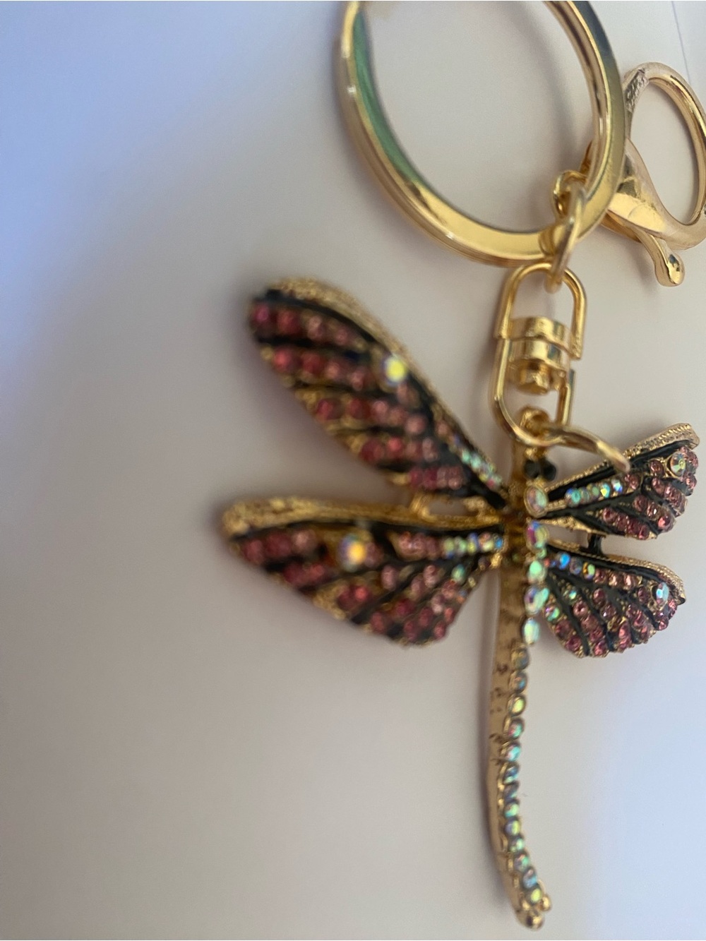 Dazzling Dragonfly Bag Charm/Keychain - Brand New - Picture 4 of 6